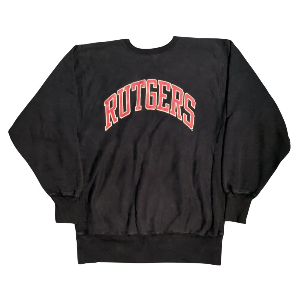 Vintage Champion Rutgers Scarlet Knights Sweatshirt Mens XL Reverse Weave 90s